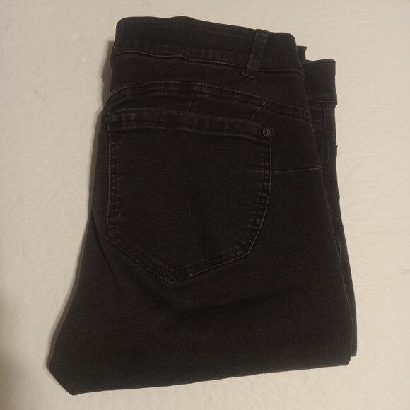 Democracy Ab Solution Women's Booty Lift Jeggings Size 10 Black B1105VXSL - Picture 1 of 8
